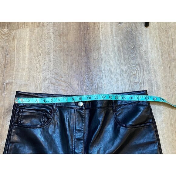 Wilfred The Melina Black Vegan Leather High Waisted Pants 16?‎ - Picture 6 of 8